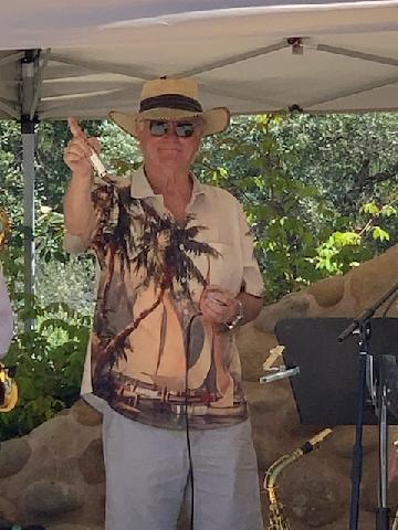 John Lee and his harmonica